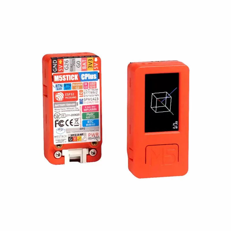 Official IoT development board with a 1.14-inch colour screen, Type-C port, GROVE connector, and two custom buttons.