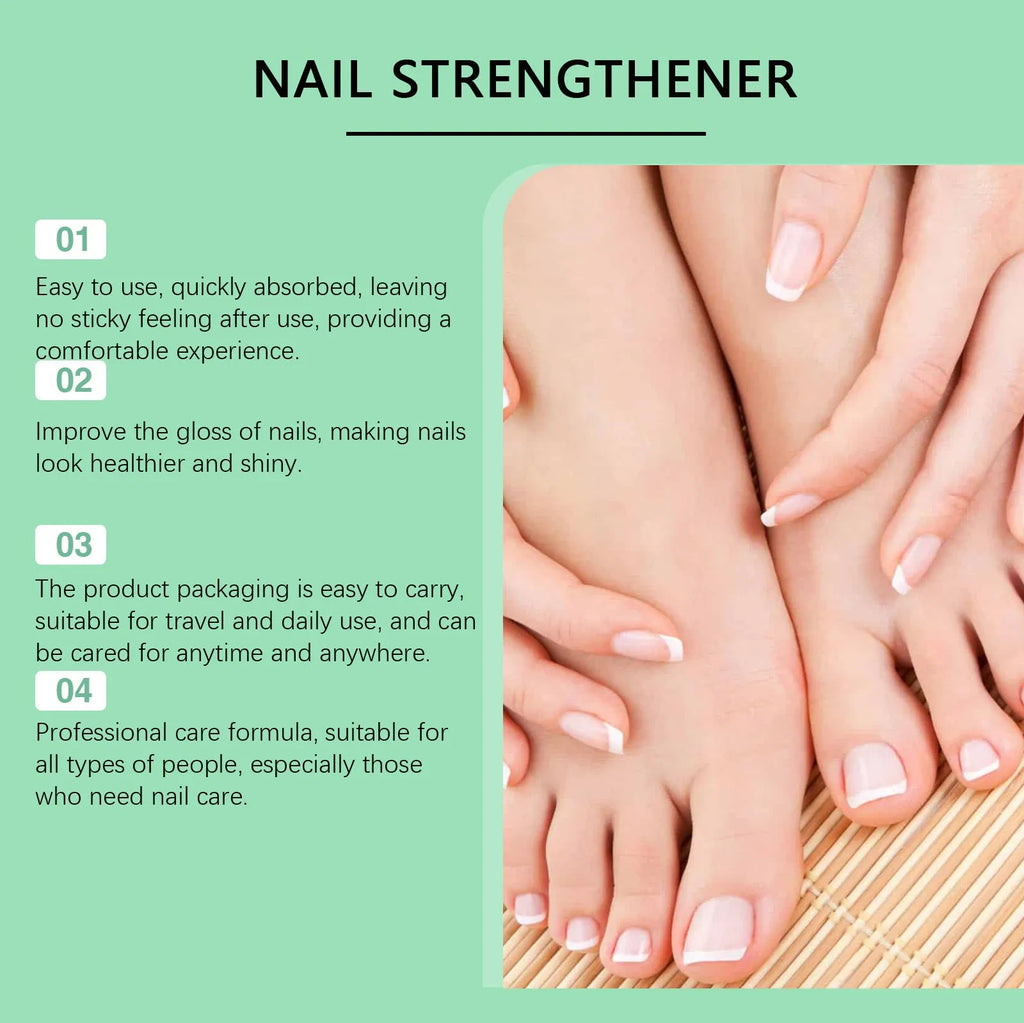 30ml bottle of nail care nursing solution for gentle daily cleaning and conditioning