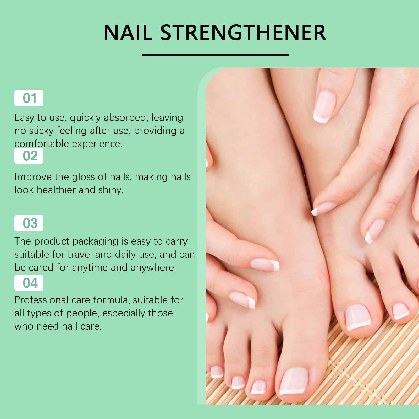30ml bottle of nail care nursing solution for gentle daily cleaning and conditioning