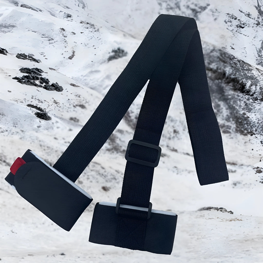 Fixed sewing skiing bandage with hook and loop closure in multiple colour options