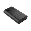 Black indoor WiFi security camera with 1080p HD definition for home monitoring