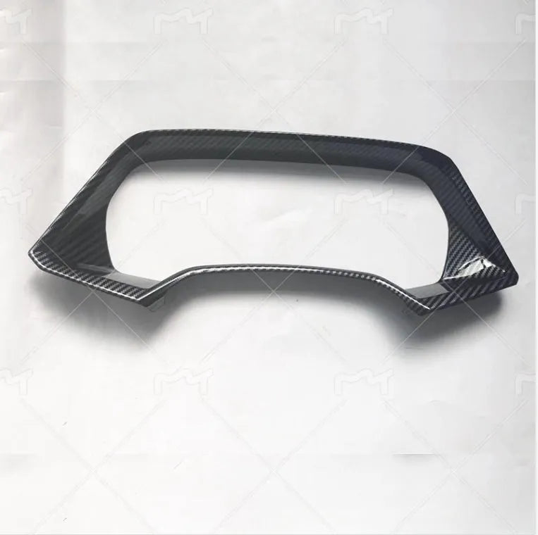 BMW X5 dashboard decoration bright frame in Carbon Fibre and Peach Wood finishes for 2022 X5L models.