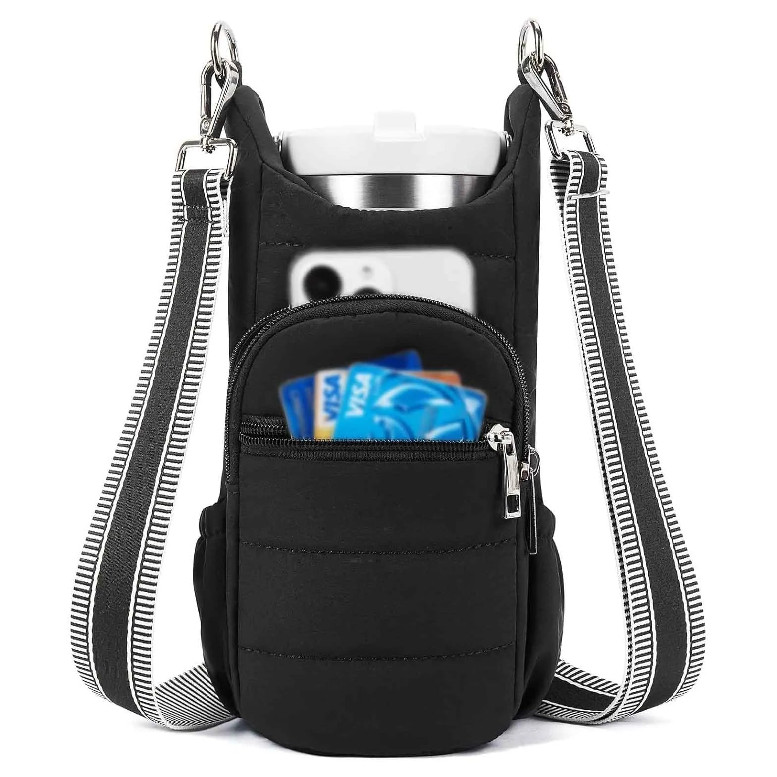 Cloth water bottle bag for bicycles in modern simplicity design