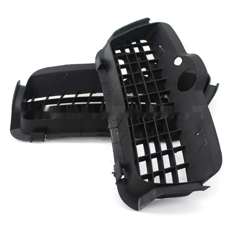 Pair of black ABS plastic fog lamp covers for Volkswagen Golf 3 front bumper