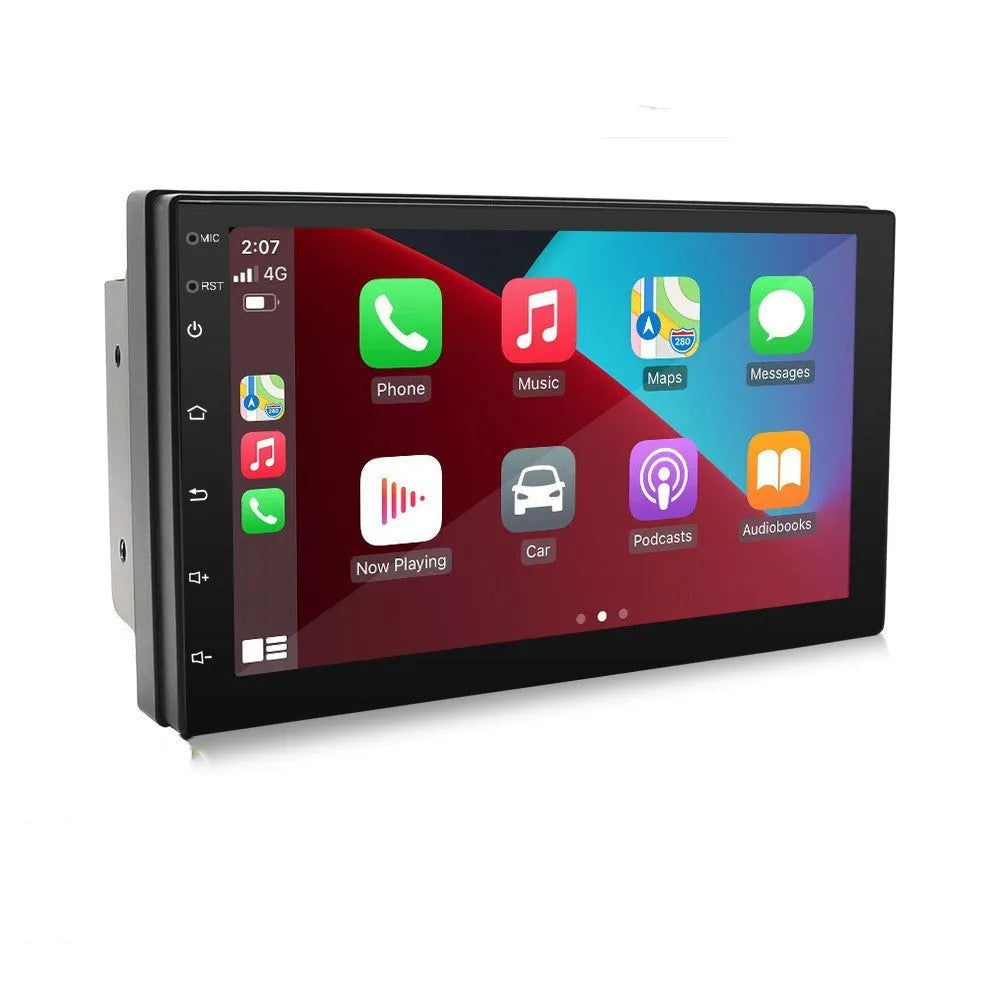 Black universal car navigation system with 7-inch screen for manual transmission vehicles