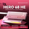 Magnetic axis mechanical keyboard with RGB backlighting in multiple colour and style options