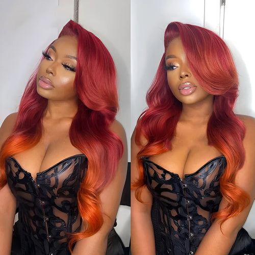 13x4 front lace real hair wig in straight style transparent lace for ladies medium long hair multiple sizes