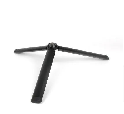 Black aluminium alloy mobile phone tripod stabiliser with PTZ functionality compatible with Apple iPhones