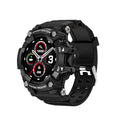 T6 Tactical Rugged Smart Watch with 1.3 inch screen in black or green on wrist