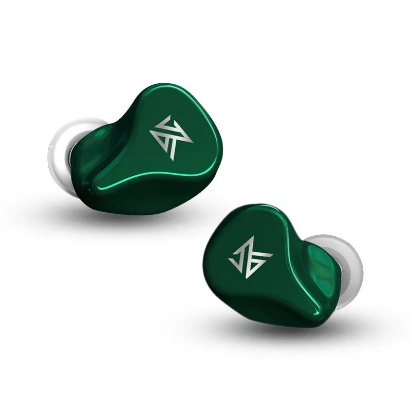 Z1 Black and Green true wireless Bluetooth in-ear headphones