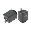 Mini mechanical microscope industrial camera with gun-style metal body and CMOS sensor