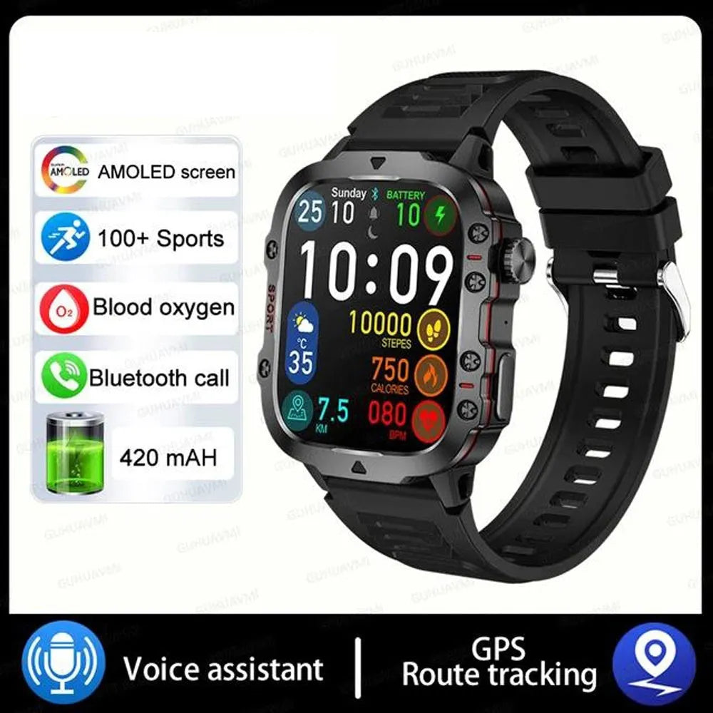 QX11 smart Bluetooth watch displaying heart rate on TFT screen with black silicone strap