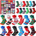 Christmas sock blind box decoration with surprise resin ornament for festive display