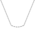 925 silver simple fashionable all-match necklace for women with electroplated finish