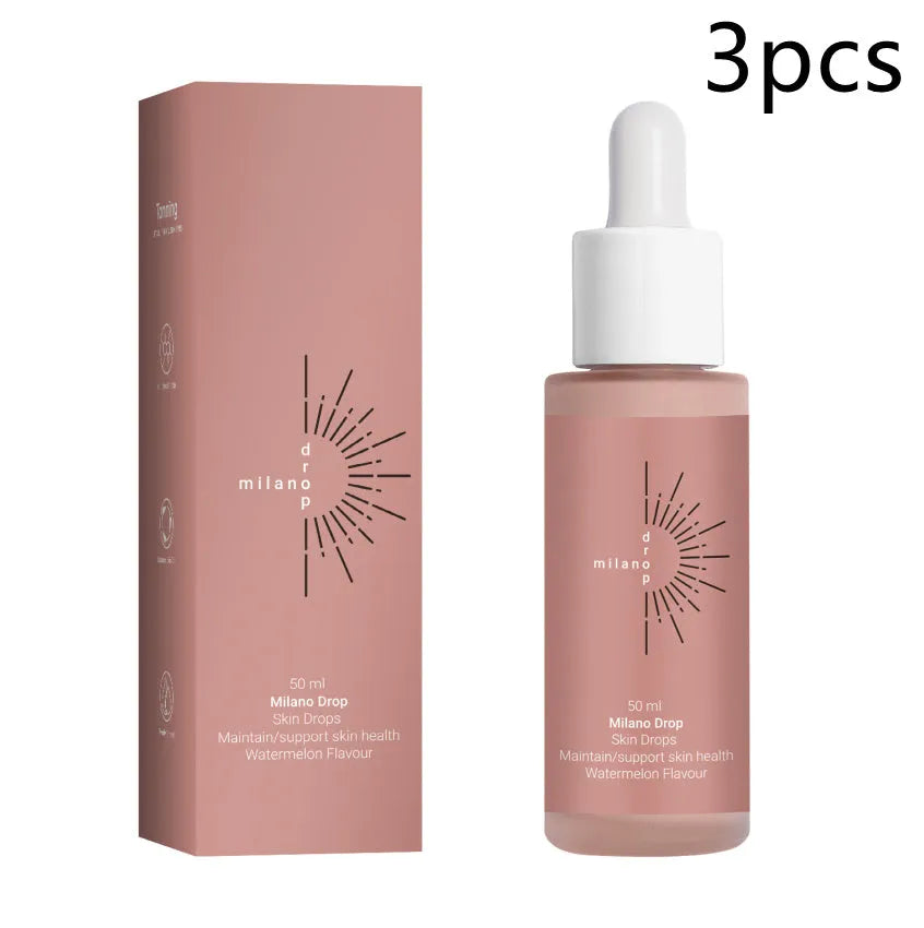 50ml dark bronzer self tanning serum drops in mi Lian colour box version for face body