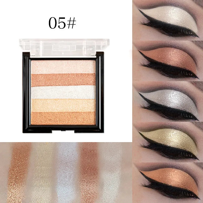 Eye shadow compact for contouring and brightening, showing one of six available colour styles with 12g net content.