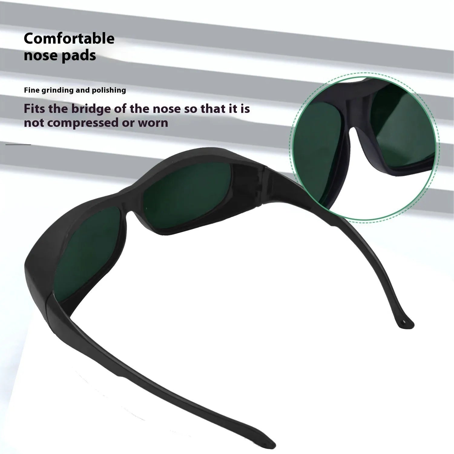 200-2000nm laser protection goggles with polycarbonate construction for welding and photon treatments