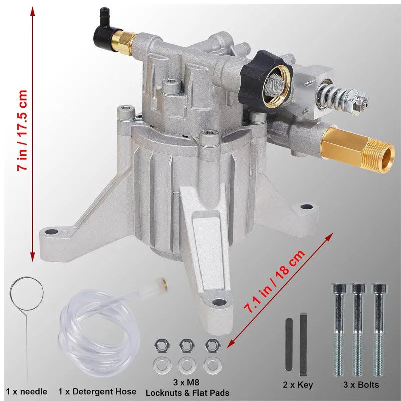 P170 swash plate aluminium gasoline pump for high pressure cleaning machine accessory