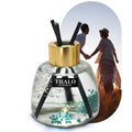 Glass bottle car perfume ornament with loose incense for automotive aromatherapy decoration