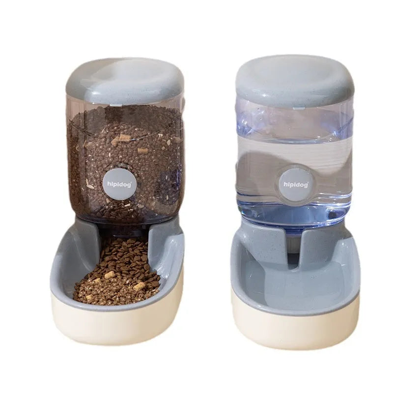 Automatic pet water fountain with 3.8 litre capacity in blue, green, grey, or pink colours for dogs and cats