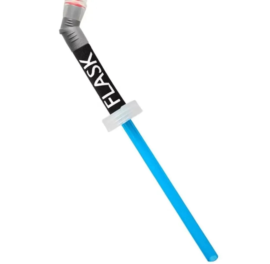 Plastic portable drinking straw with suction tube for mountain climbing and biking hydration