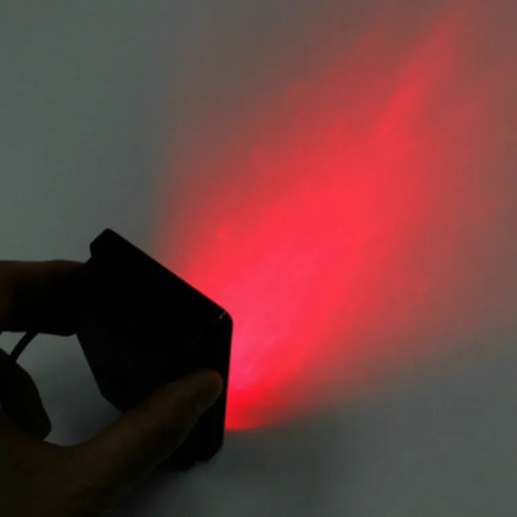 Car LED pilot light rear lip anti-collision warning taillight red case black cover universal 12V fit