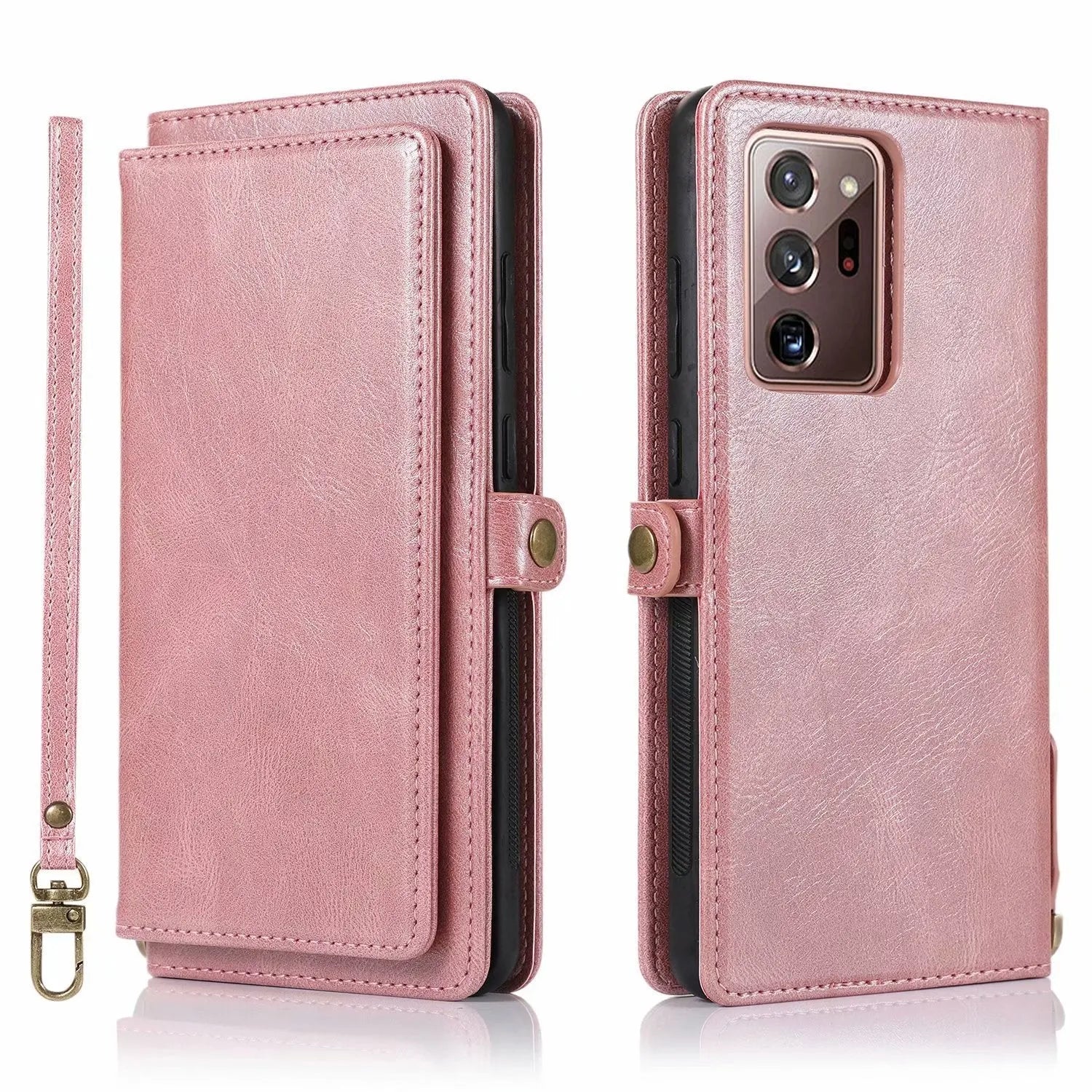 Samsung S21 phone case with Crazy Horse pattern and magnetic buckle wallet in multiple colours