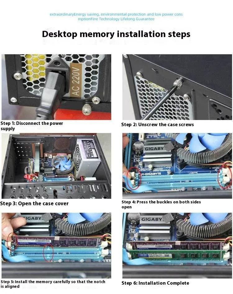 Single 4GB DDR3 1600 desktop memory module for AMD-compatible systems