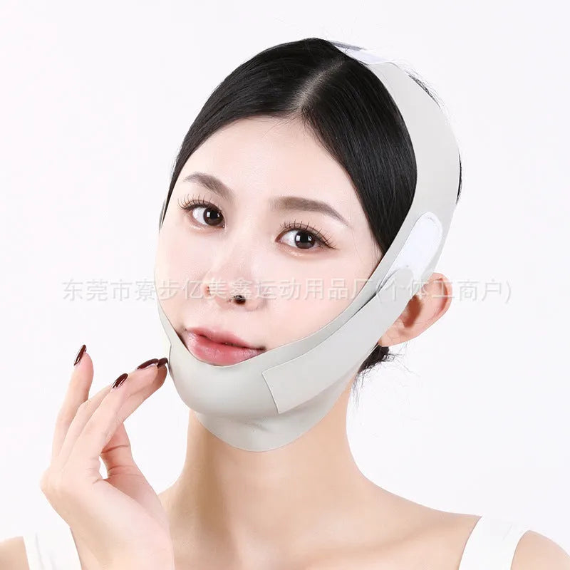 Small V face shaping mask with graphene 9.0 technology in purple and green colour options