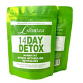 14 individually wrapped herbal detox tea sachets in a box, 3g each, total 42g weight management support