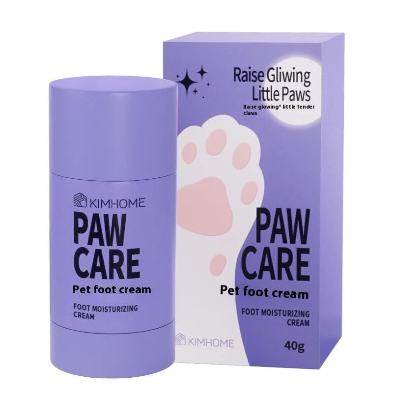 40g tube of pet foot moisturising cream with planting Brazil palm wax for cat and dog paw care