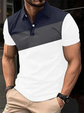 Men's 3D digital printing loose fit T-shirt in colour LM-PL047 with short sleeves