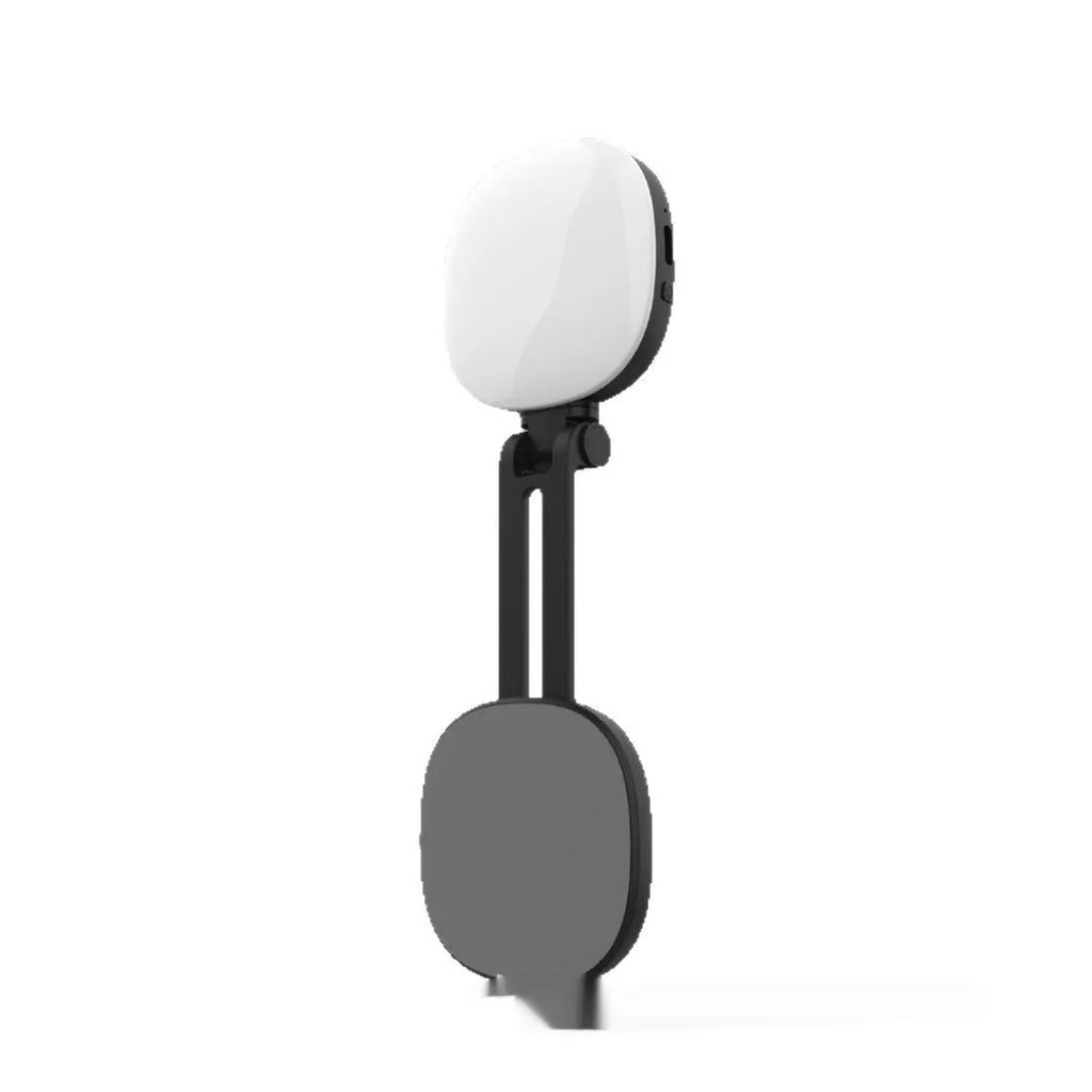 Black and white mobile phone magnetic selfie fill light with adjustable brightness