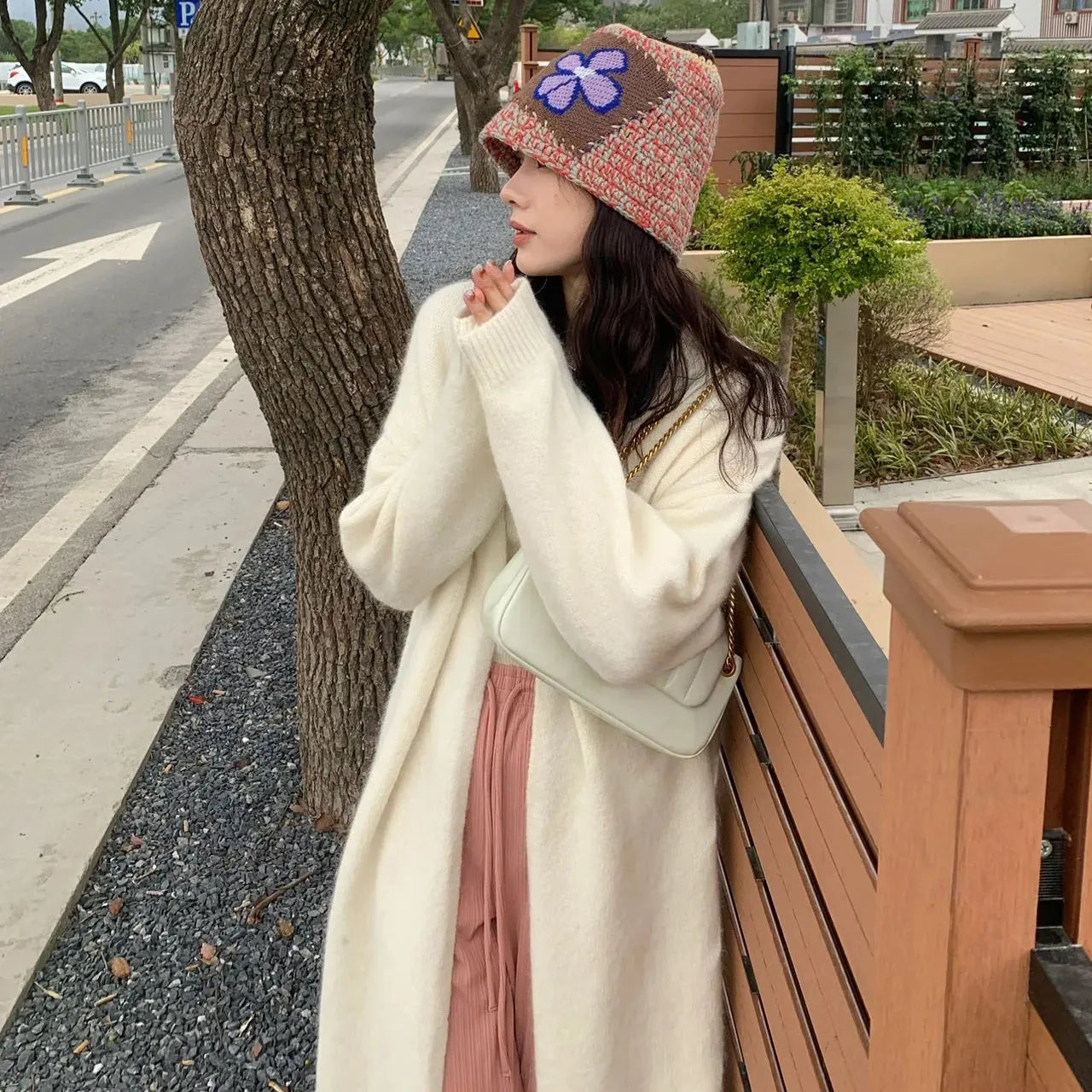 Women's Ice Silk sleeveless shoulder strap cardigan coat in beige, black, gray, khaki gray, and pink