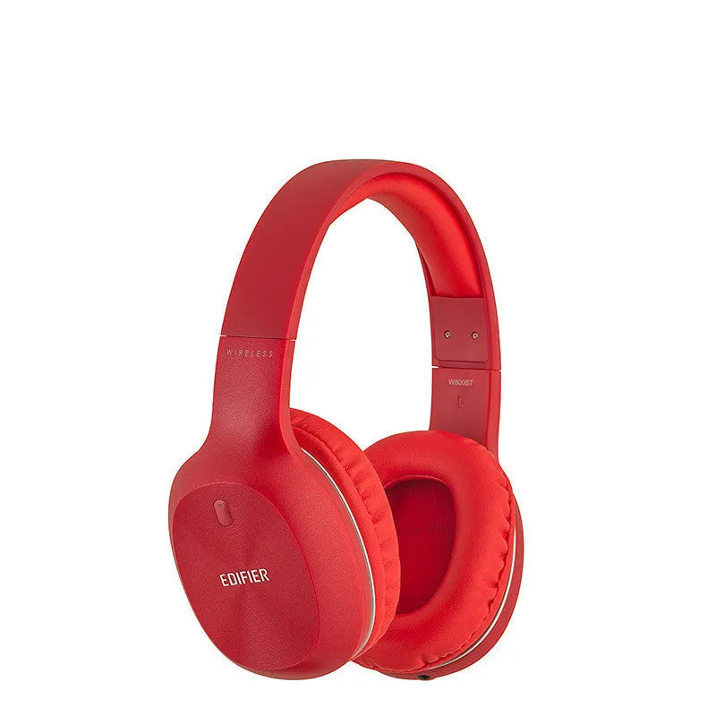 Black wireless sports headset with Bluetooth 5.0 showing on-ear design.