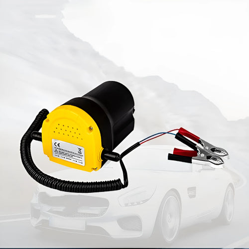 12V electric self-priming oil gear pump with plastic body for engine fluid transfer