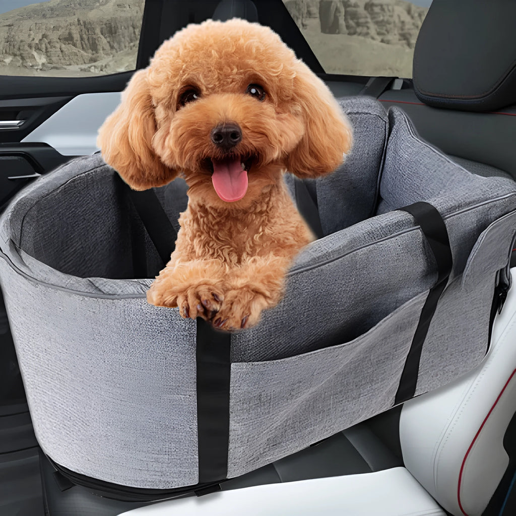 Outdoor dog kennel in blue colour with cloth construction for four season pet containment