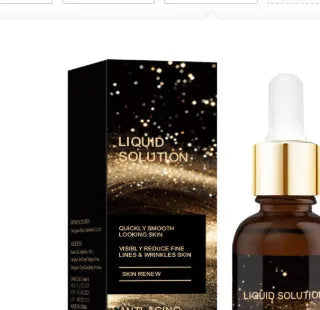 30 ml facial moisturising solution bottle with hyaluronic acid, 9 cm height