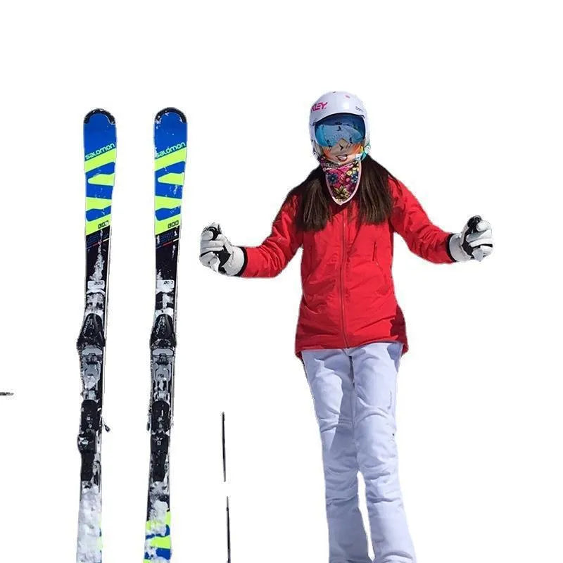 Fixed sewing skiing bandage with hook and loop closure in multiple colour options