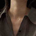 S925 silver pendant necklace with 14K gold plating and oval jelly opal gemstone