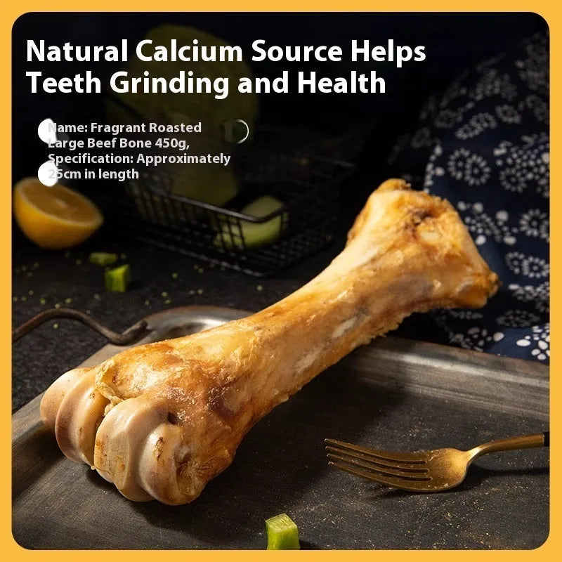 Roasted ox bone flavour molar rod chew for puppies in three sizes for teething and dental care
