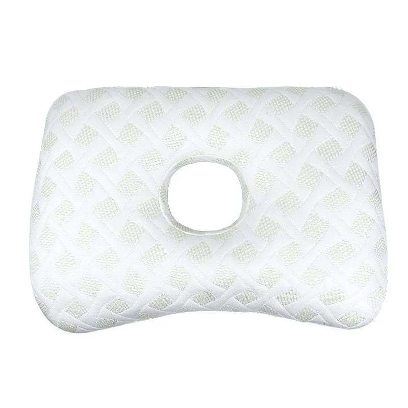 Beauty salon single hole ear pillow with polyester fibre filling in new Chinese style, 39cm by 28cm dimensions