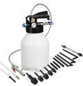 Pneumatic transmission oil changer unit with oil filler tank for workshop automatic fluid exchange