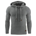 Men's cotton-polyester hoodie sweater in Asian sizing available in nine colours