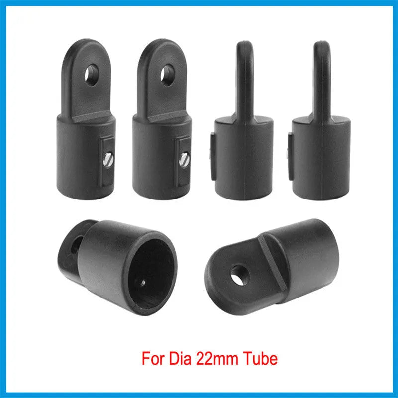 Nylon sliding cap and sliding sleeve combination bimini top hardware kit for 22mm and 25mm pipe