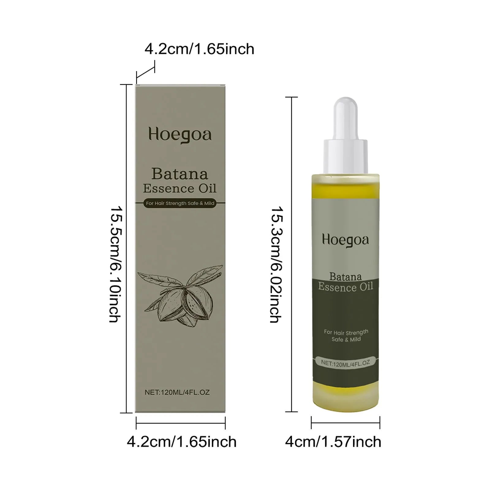 Platthana Secret Hair Essential Oil 120ml bottle with water-based formula containing ginger and rosemary oils