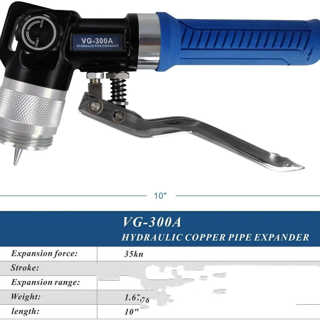 VG-300 style hydraulic tube expander refrigeration tool with high-strength alloy steel construction