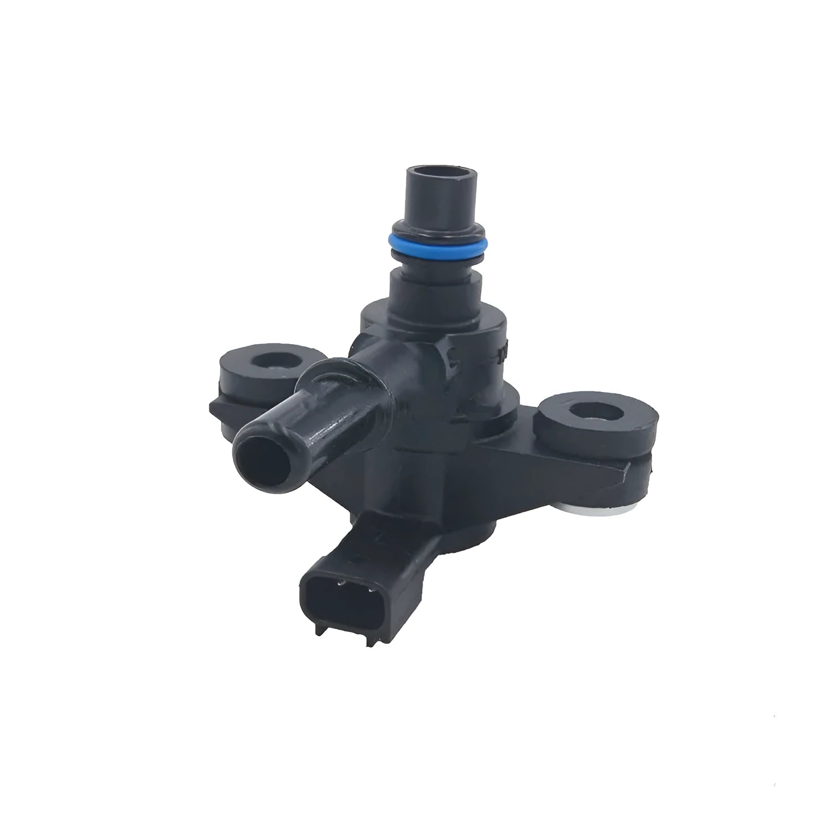 Black ABS plastic turbo boost solenoid valve for Ford vehicles, part number AU5A-9G866-AB