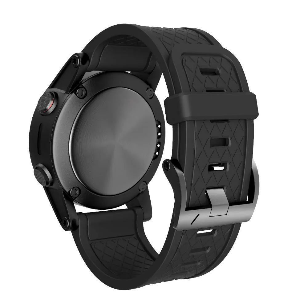 Jiaming 26mm silicone watch strap in multiple colours with stainless steel watch-buttom connector