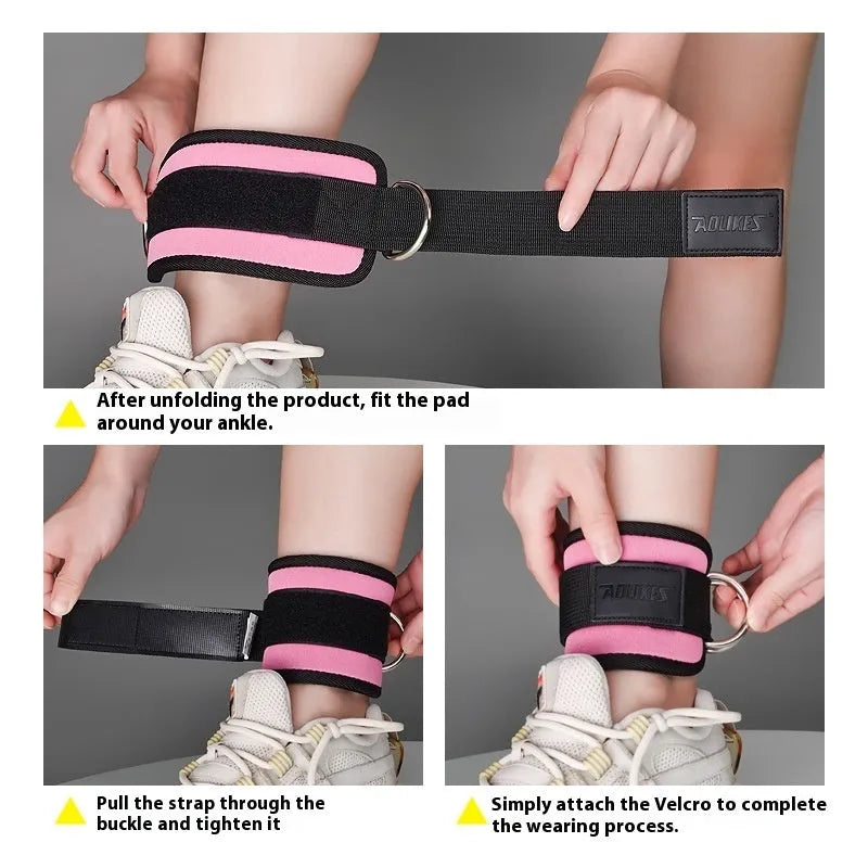 Camouflage ankle buckle support for hip training and leg slimming fitness accessory